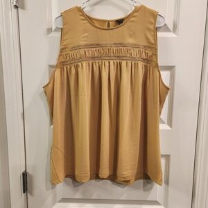 Ann Taylor sleeveless blouse size XL